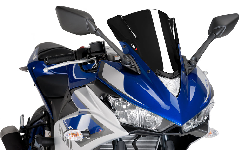 Windscreen Racing Black