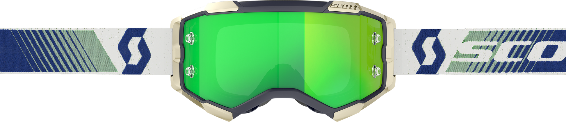 Fury Goggle Blue/Green Green Chrome Works