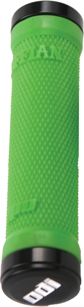 Ruffian No Flange Lock On Grip Green/Black 130mm