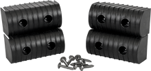 Bunk Wrap End Cap Kit 2x4 4/Pack W/ Hardware Black