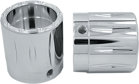 Axle Nut Cover Rival Chrome 1"