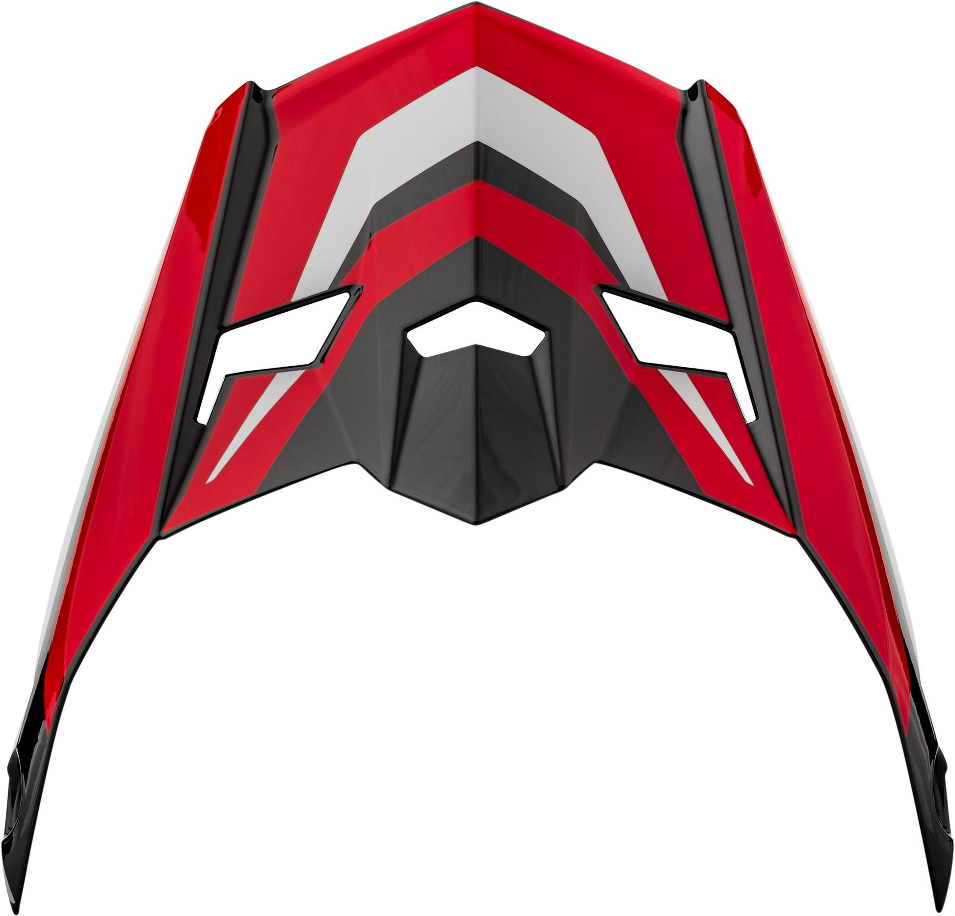 Mx 46 Cyclus Visor Black/Red Md 2x