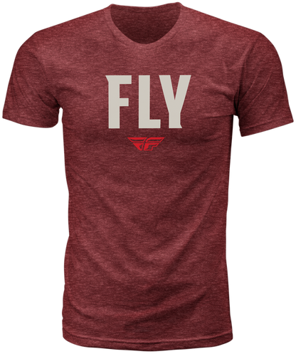 Fly Wfh Tee Red Heather Xl