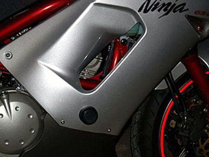 WOODCRAFT Kawasaki Ninja 650R (06-08) Frame Slider Base Kit (pucks sold separately)