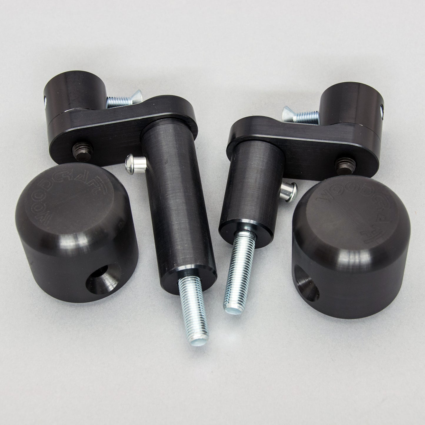 WOODCRAFT Kawasaki Ninja 400 (ex400) NO CUT Frame Slider Kit (includes 50-1399 pucks)