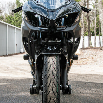 WOODCRAFT Kawasaki Ninja 400 (ex400) NO CUT Frame Slider Kit (includes 50-1399 pucks)