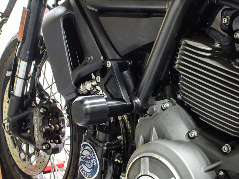 Woodcraft Frame Slider for Ducati Scrambler (Includes 50-1399 Pucks)