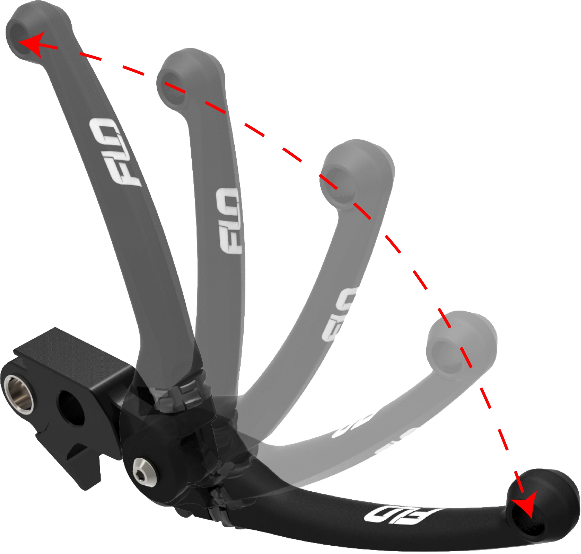 Mx Style Lever Set Black `23 24 Cvo