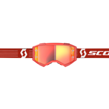 Fury Goggle Bright Red Orange Chrome Works Lens