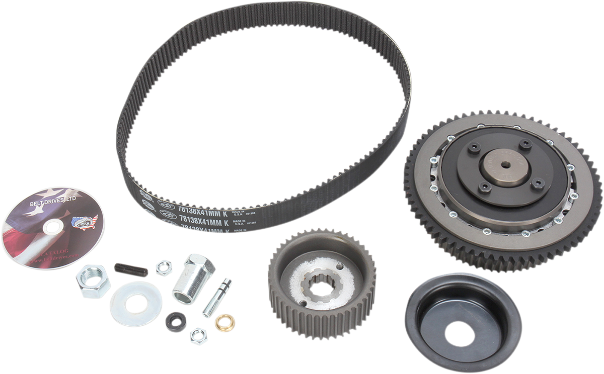 BELT DRIVES LTD. Belt Drive - 1-5/8" - 4-Speed w/Belt EVBB-3TRB