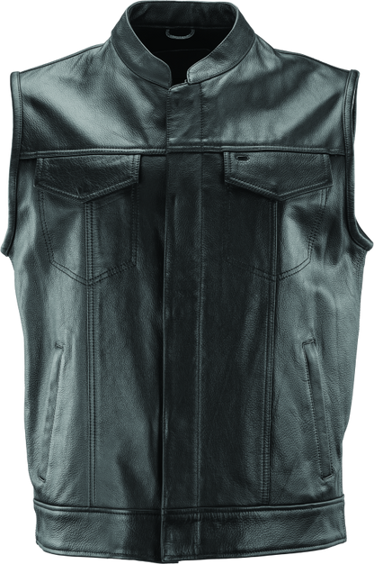 Kuryakyn Leather By River Road Vandal Club Vest Black - XL
