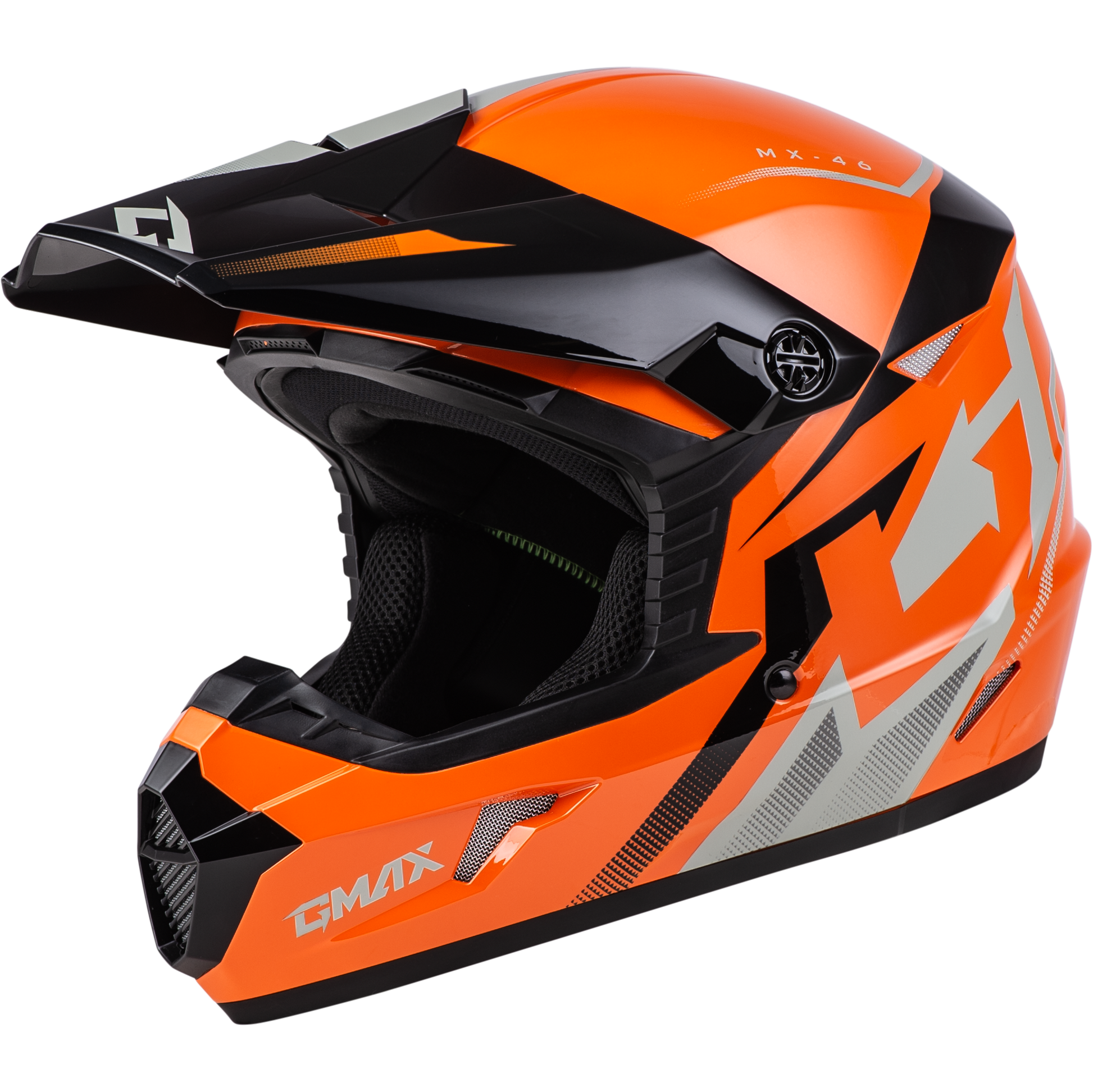 Mx 46 Compound Helmet Orange/Black/Grey 2x