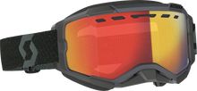 Fury Goggle Snow Cross Black W/Enh Red Chrome