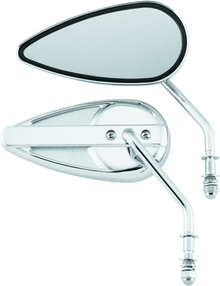 Bikers Choice 65-Up Chrome Teardrop Mirror Universal Custom Pr