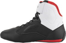 ALPINESTARS Faster-3 Rideknit® Shoes - Black/White/Red - US 9.5 / EU 42.5 2510319123-9.5