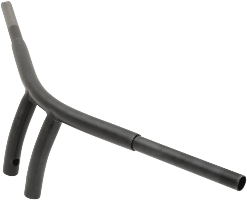DRAG SPECIALTIES 1-1/4" Buffalo T-Bar - Pullback - 6" - TBW - Flat Black 0601-4282