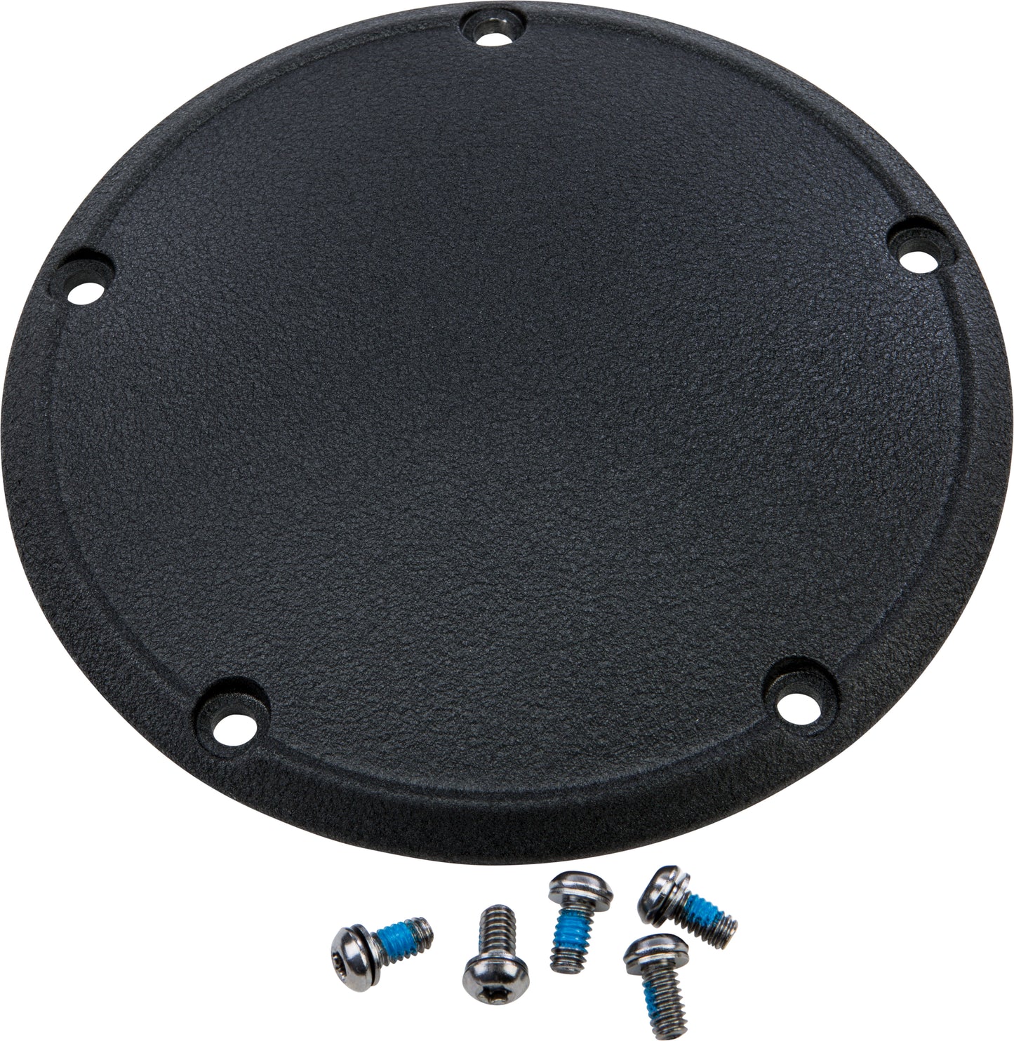 Smooth Derby Cover Wrinkle Blk Big Twin 99 16