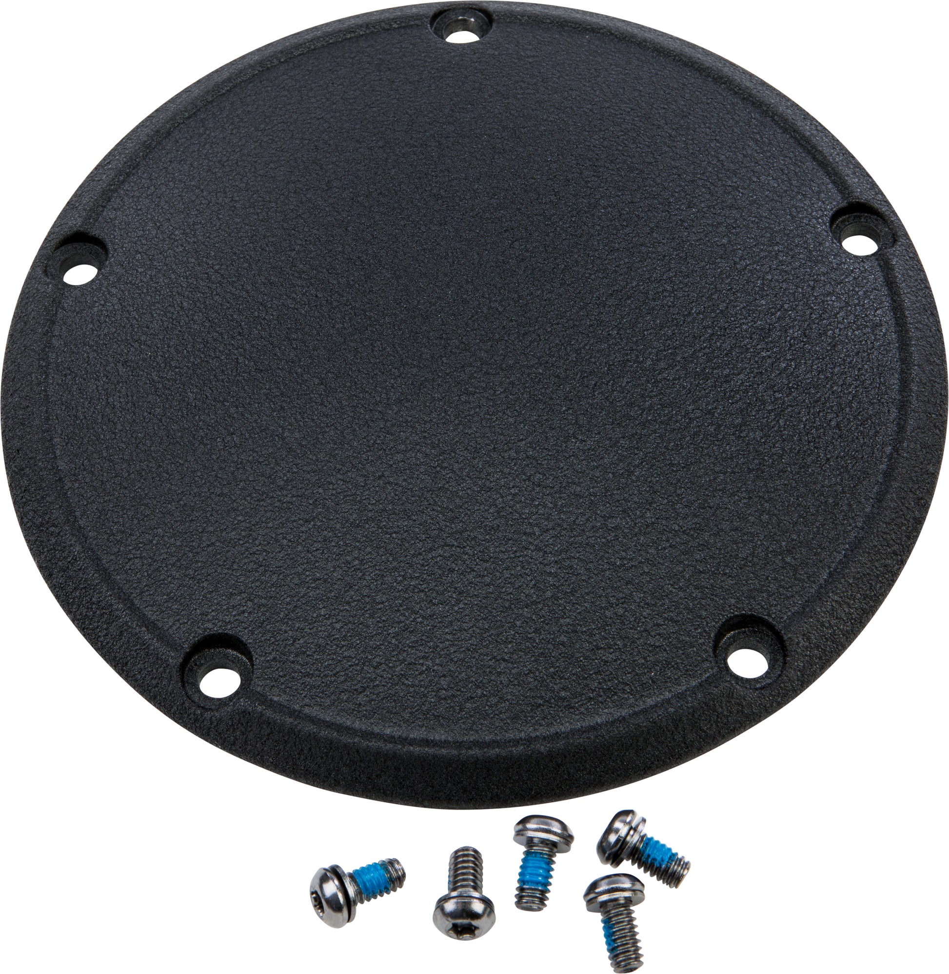 Smooth Derby Cover Wrinkle Blk Big Twin 99 16