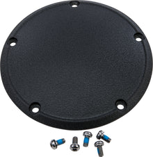 Smooth Derby Cover Wrinkle Blk Big Twin 99 16