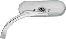 ARLEN NESS Mirror - Micro - Mini - Side View - Oval - Chrome - Left 13-406