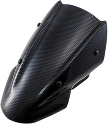 PUIG HI-TECH PARTS New Generation Windscreen - 13-3/8" - Carbon - Kawasaki 9588C