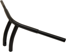 DRAG SPECIALTIES 1-1/4" Buffalo T-Bar - Pullback - 8" - TBW - Black 0601-4284