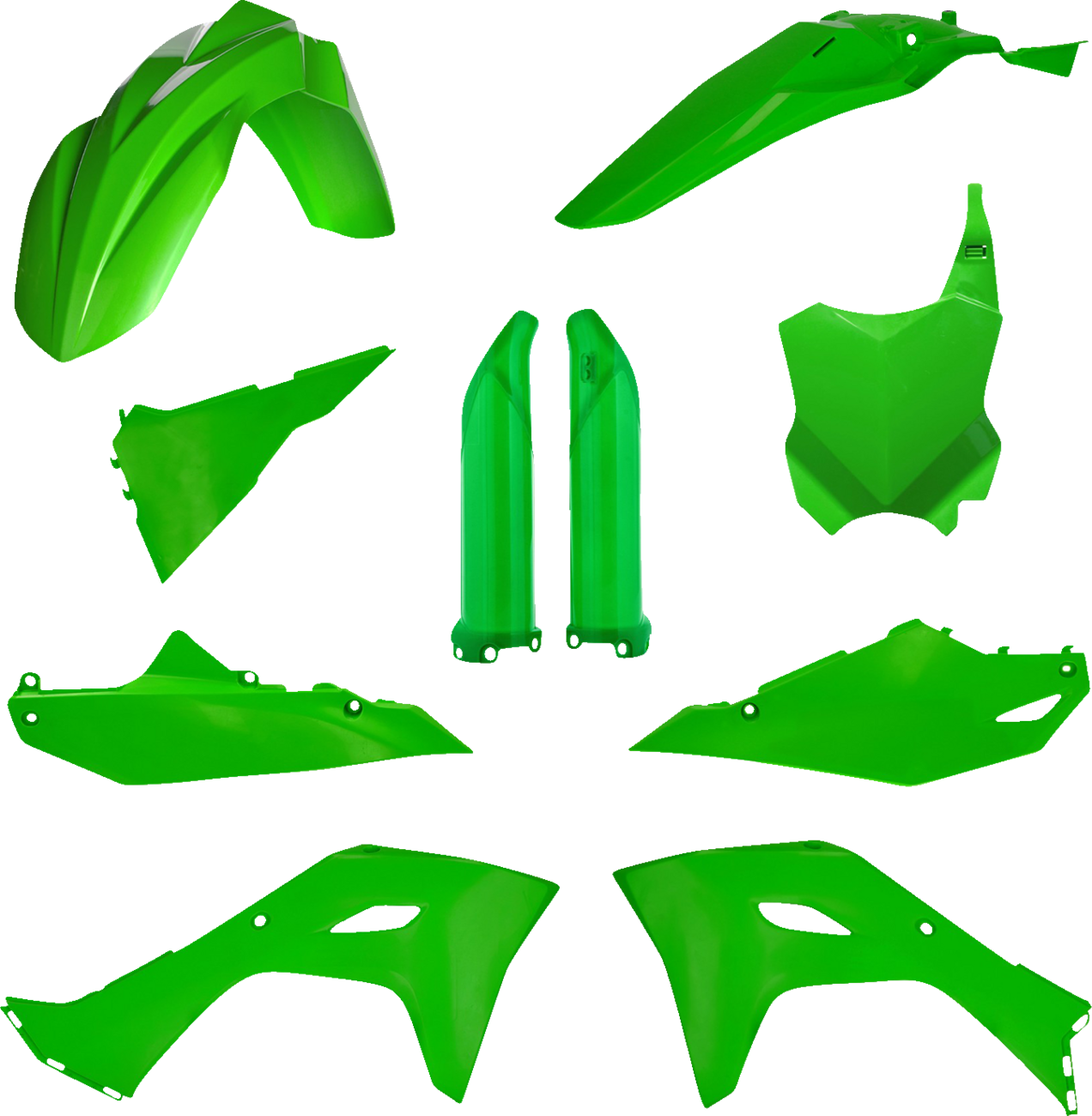 ACERBIS Full Body Kit - Green/Gray - Kawasaki - KX '24-'25 2983574594