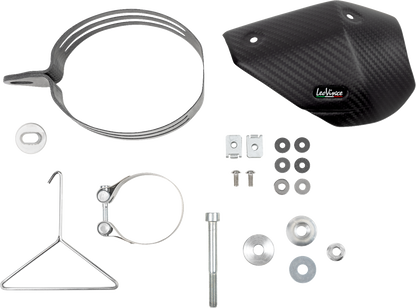 LEOVINCE Slip-On Muffler - Black Stainless Steel 14449EBU