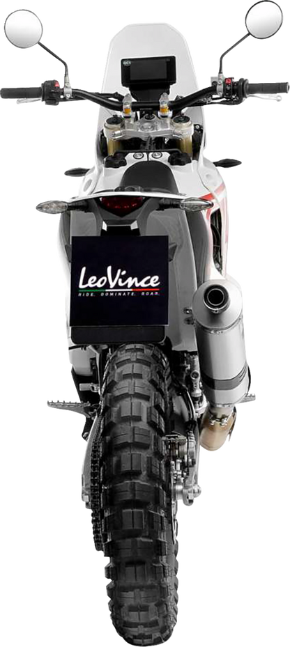 LEOVINCE Slip-On Muffler - Stainless Steel 14449EU