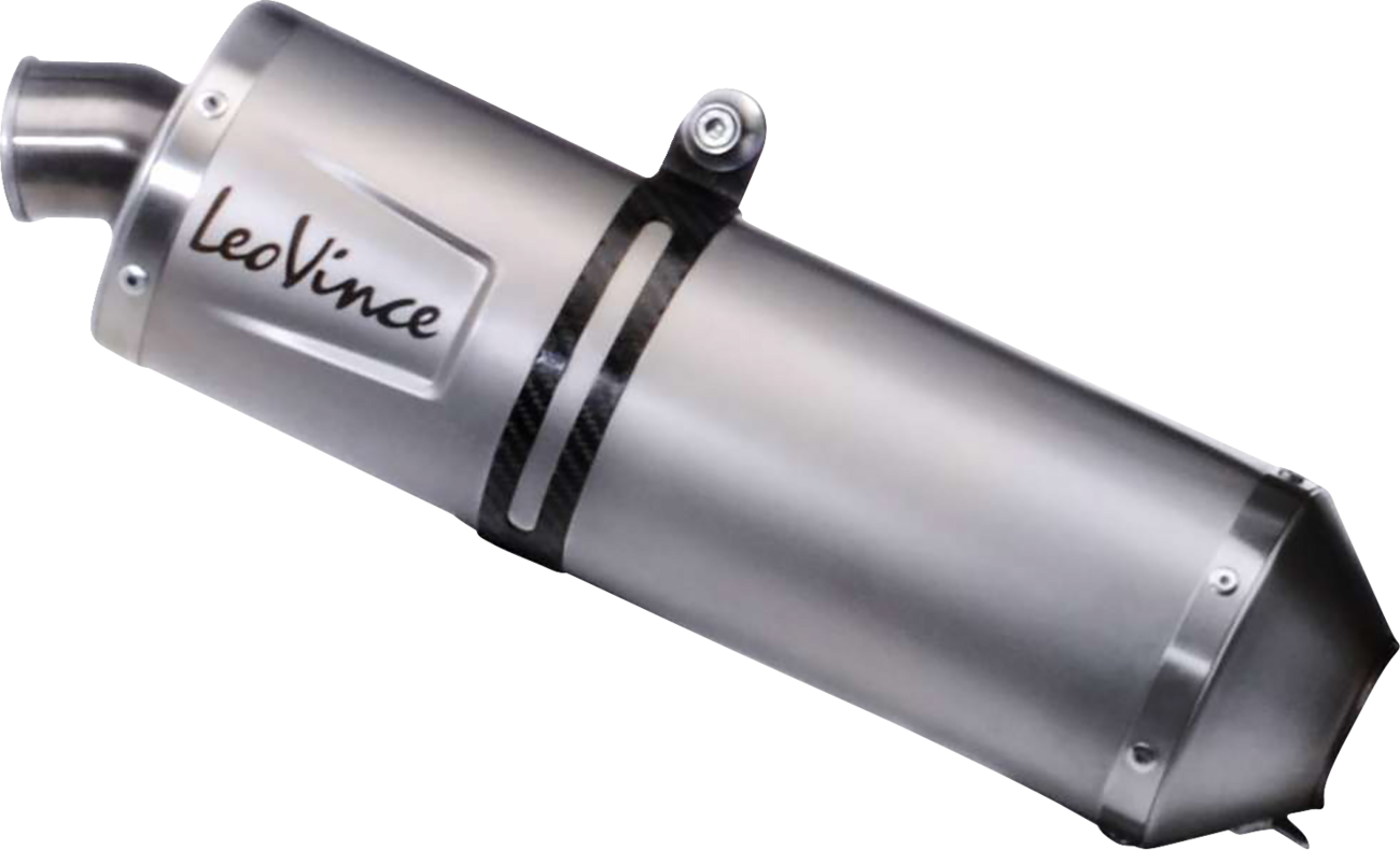 LEOVINCE Slip-On Muffler - Stainless Steel 14449EU
