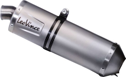 LEOVINCE Slip-On Muffler - Stainless Steel 14449EU