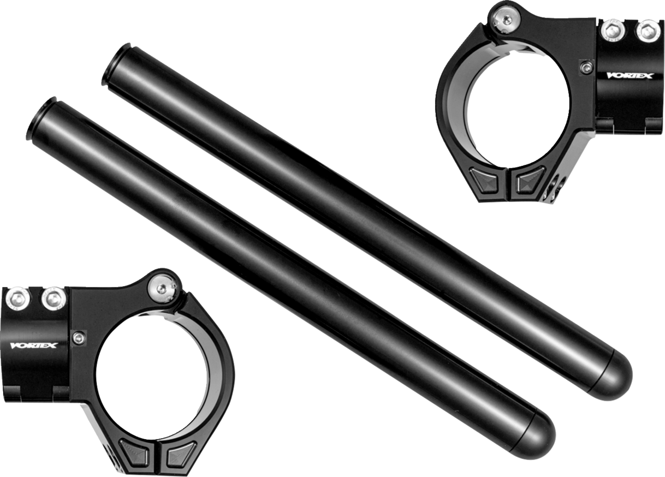 VORTEX Clip-On Handlebar - 41 mm - 7° - Zero Offset - Black CL41BK