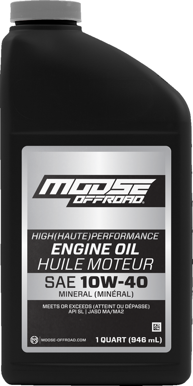 MOOSE OFFROAD Mineral Oil - 10W-40 - 1 US quart 219379