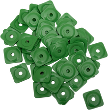 WOODY'S Support Plates - Grand Digger® - Green - Square - 48 Pack ASG-3780-48
