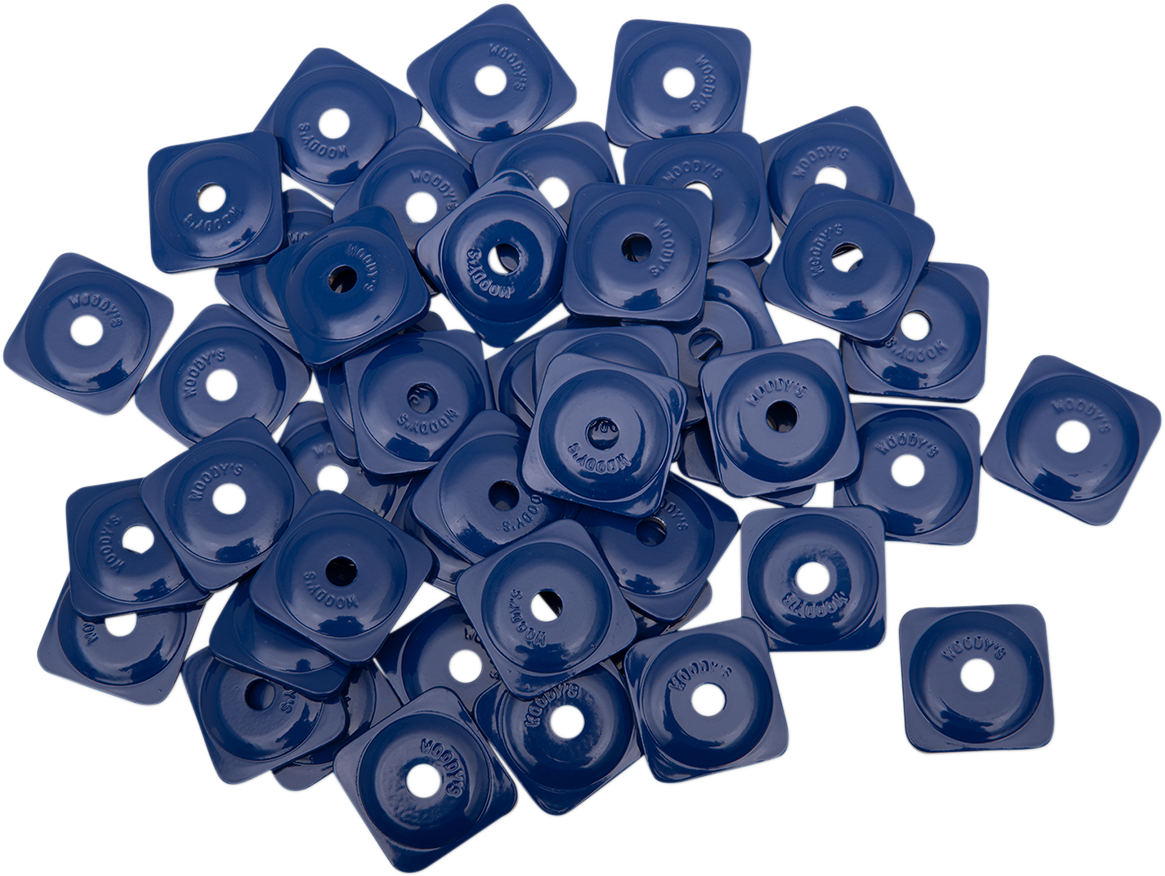 WOODY'S Support Plates - Grand Digger® - Blue - Square - 48 Pack ASG-3795-48