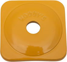 WOODY'S Support Plates - Grand Digger® - Yellow - Square - 48 Pack ASG-3800-48