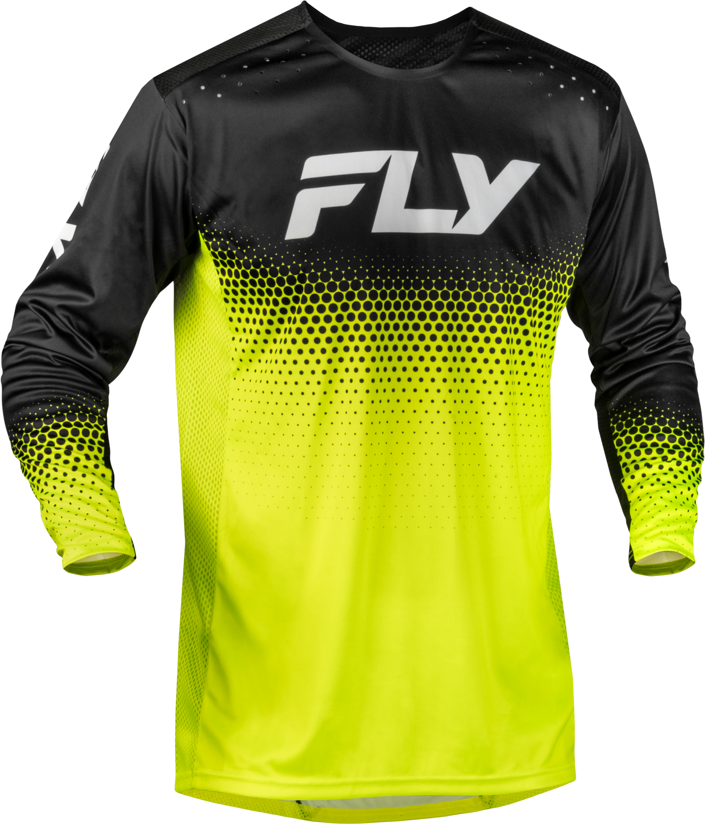 Rayce Sonar Bicycle Jersey Hi Vis/Black/White Lg