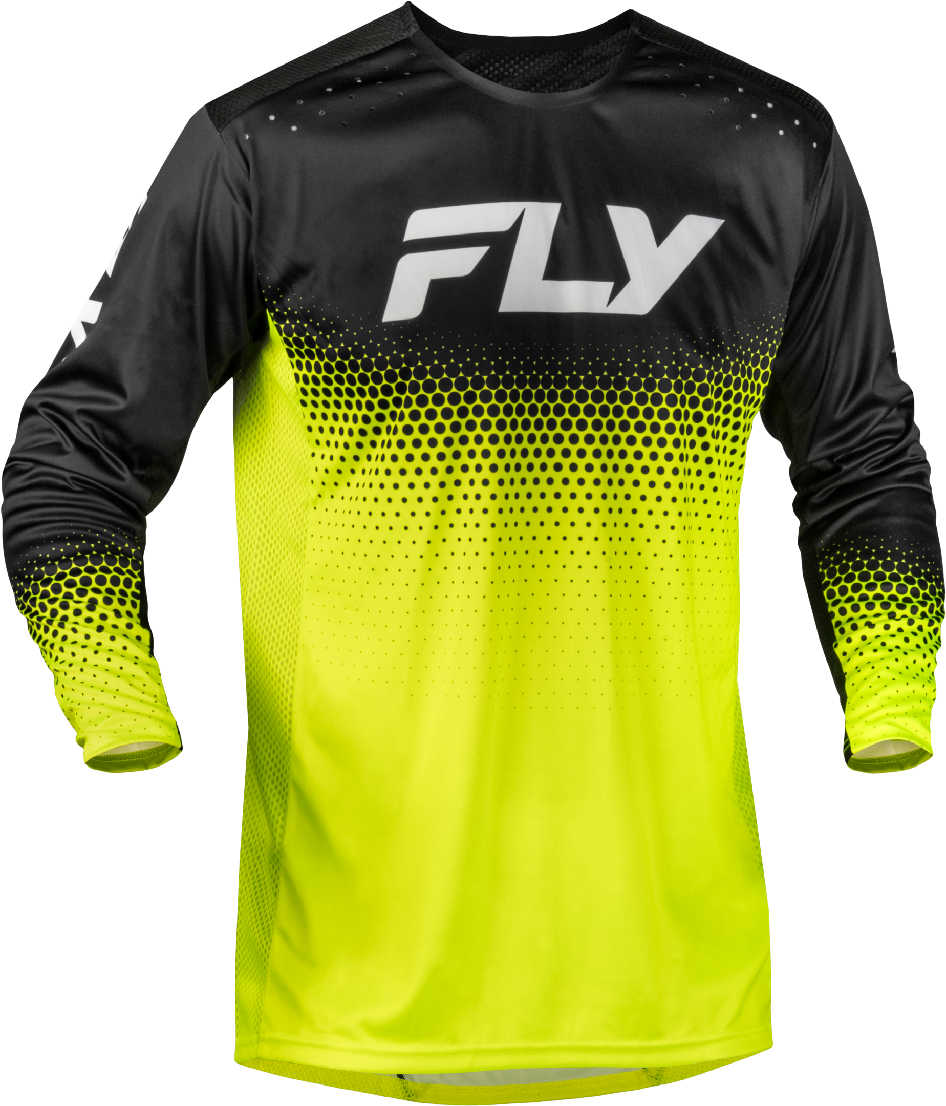 Rayce Sonar Bicycle Jersey Hi Vis/Black/White Lg