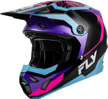 Youth Formula Cp Charge Helmet Black/Purple/Pink/Blue Yl