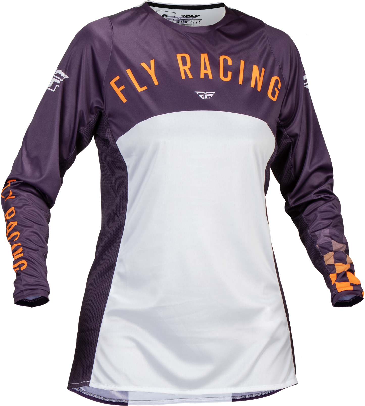 Women's Lite Jersey Deep Purple/Wht/Neon Coral Sm