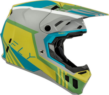 Formula Cc Strike Helmet Matte Grey/Green/Teal Sm