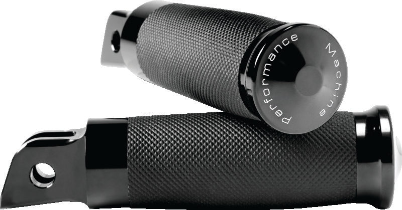 Performance Machine Footpegs ContourRider - Black Ano