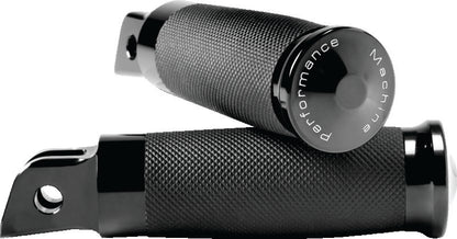 Performance Machine Footpegs ContourRider - Black Ano