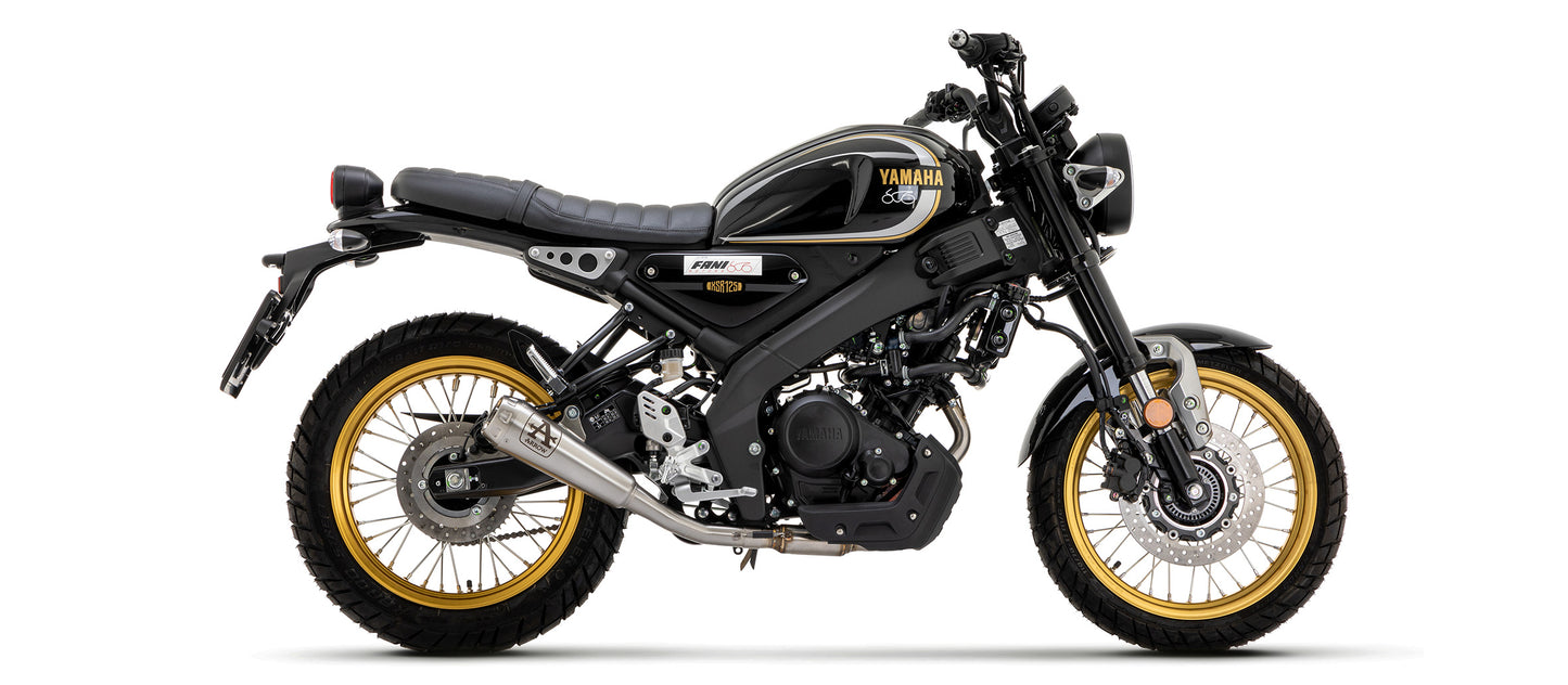 Arrow Exhaust for the Yamaha YZF-R 125/MT 125/XSR125 2021-2024