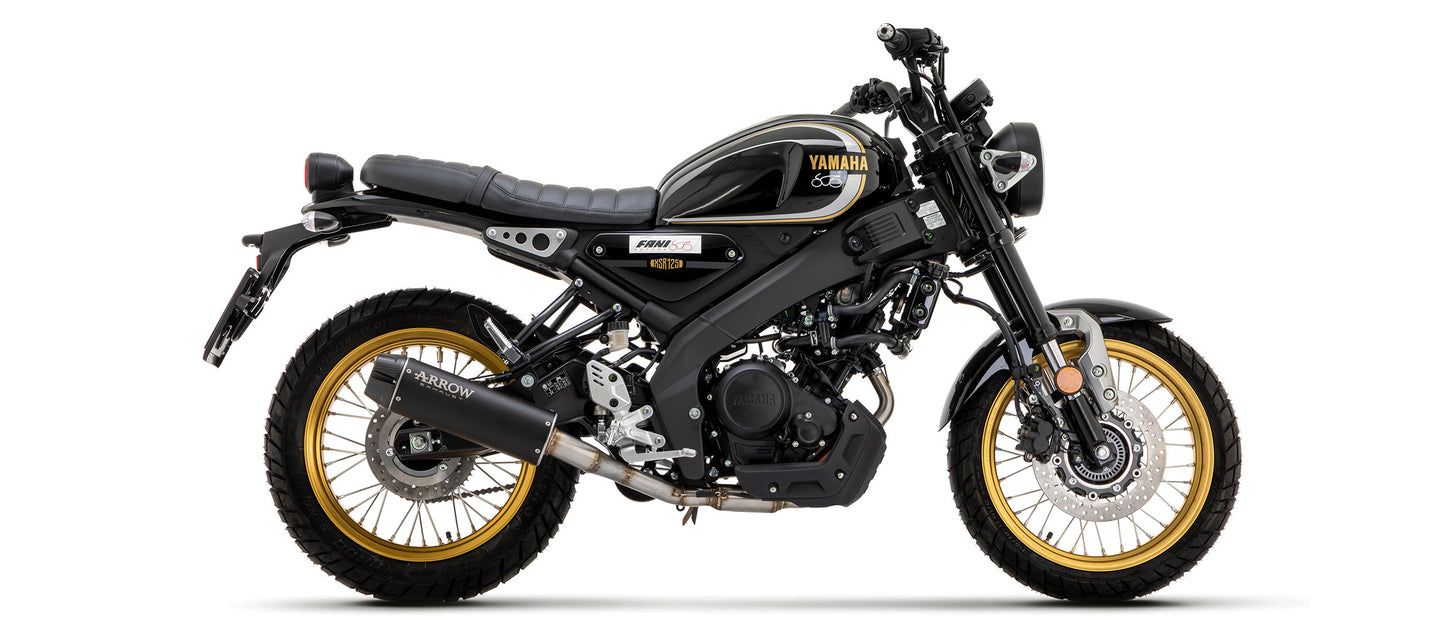 Arrow Exhaust for the Yamaha YZF-R 125/MT 125/XSR125 2021-2024