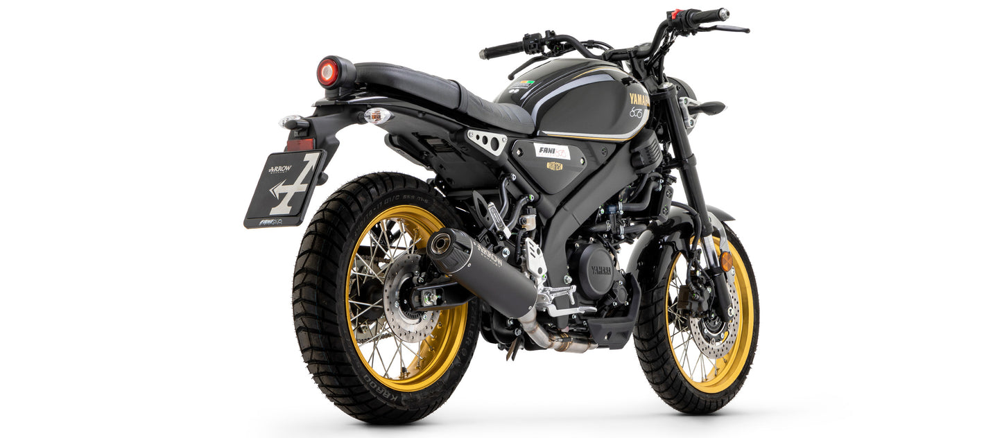 Arrow Exhaust for the Yamaha YZF-R 125/MT 125/XSR125 2021-2024