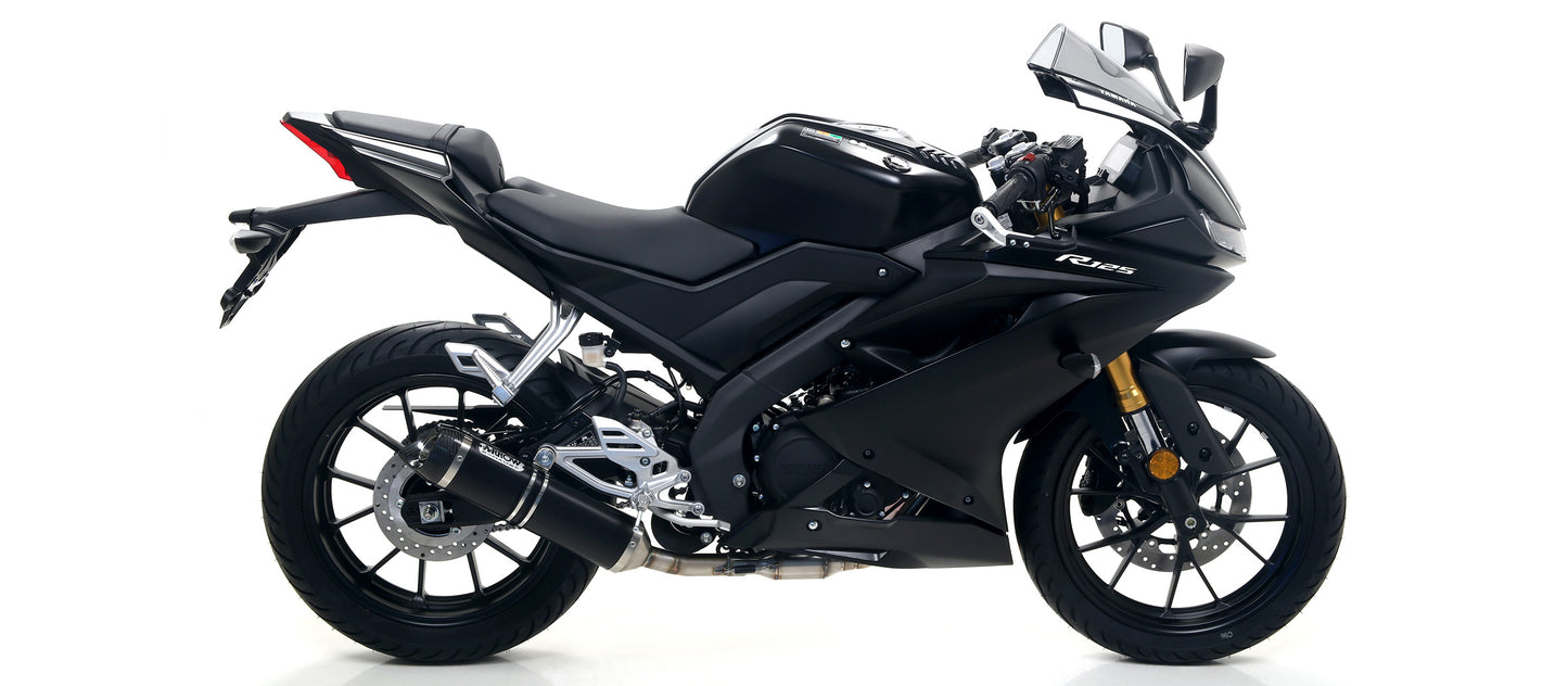 Arrow Exhaust for the Yamaha YZF-R 125/MT 125/XSR125 2021-2024
