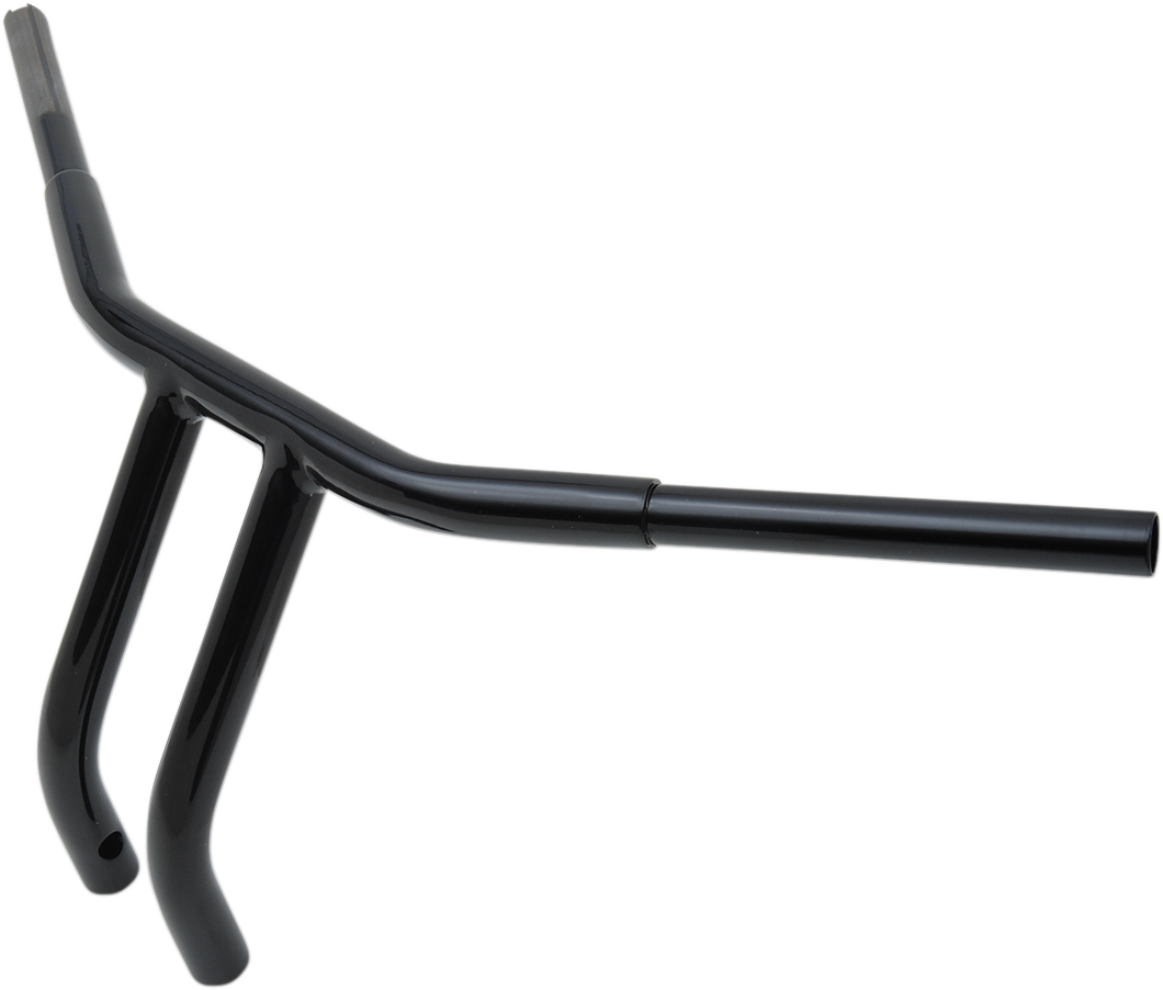 DRAG SPECIALTIES 1-1/4" Buffalo T-Bar - Inverted - TBW - Black 0601-4289