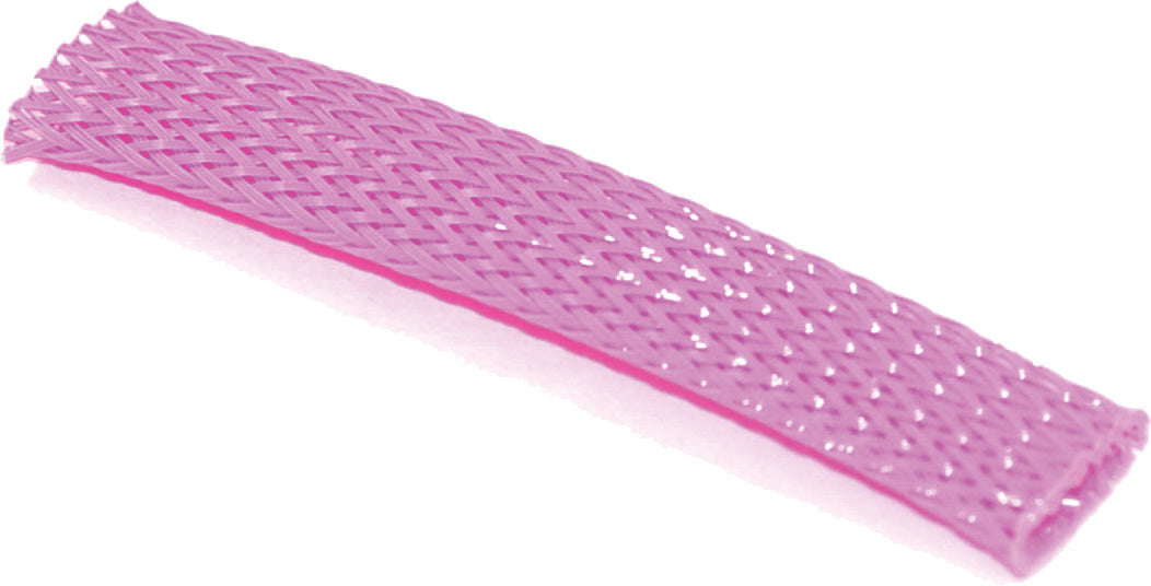 3/8" Flex Sleeving 10' Section Id Pink