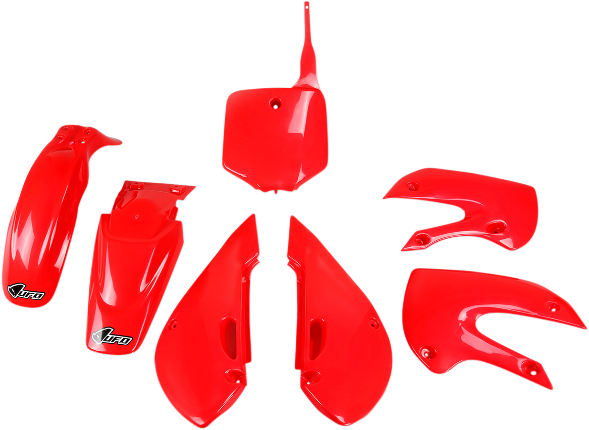 UFO Replacement Body Kit - Red - Kawasaki - KLX '02-'09 KA37002-070